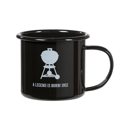 Weber Caneca de esmalte vintage - "A legend is born"-view 2