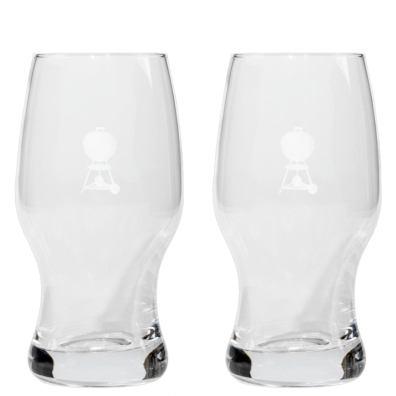 Weber ølglass-sett med to underlegg, 430 ml image number 0
