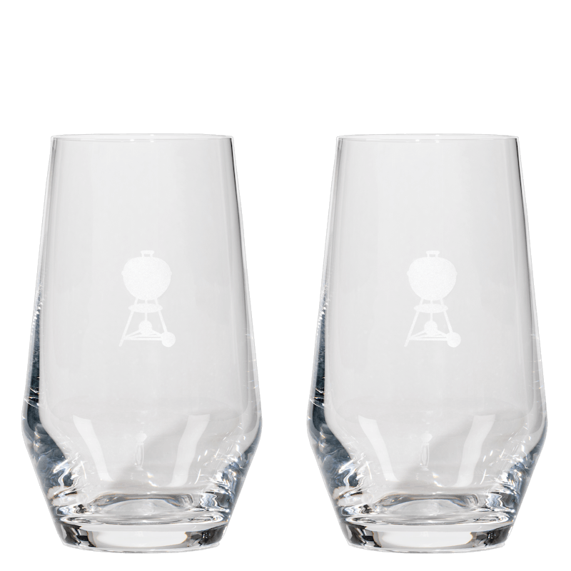 Weber-longdrinkglas set van 2 met onderzetters, 365 ml image number 0