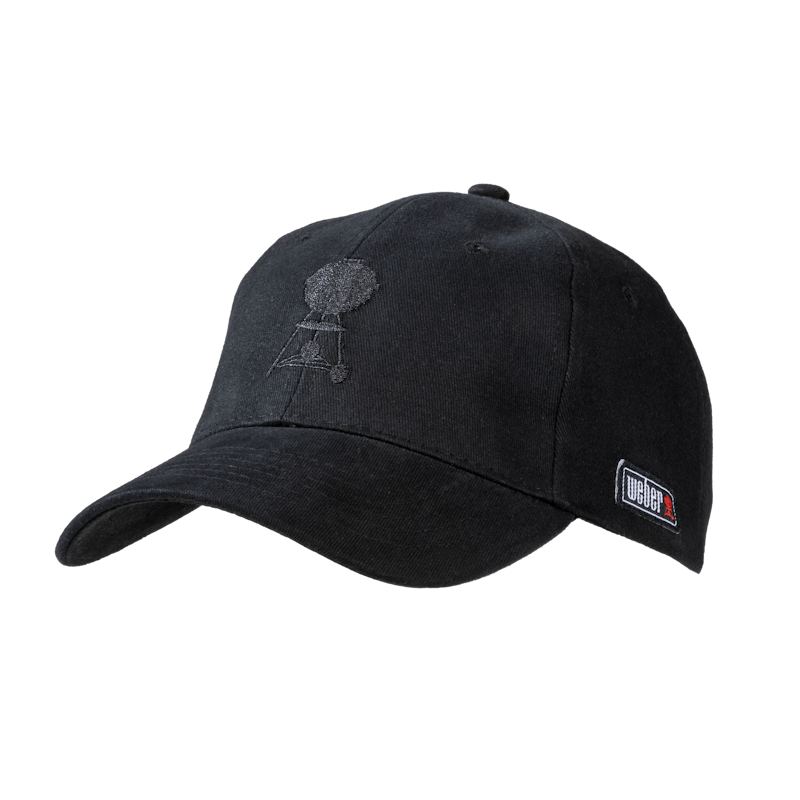 Weber-hat, sort kuglegrill med logo på siden image number 0