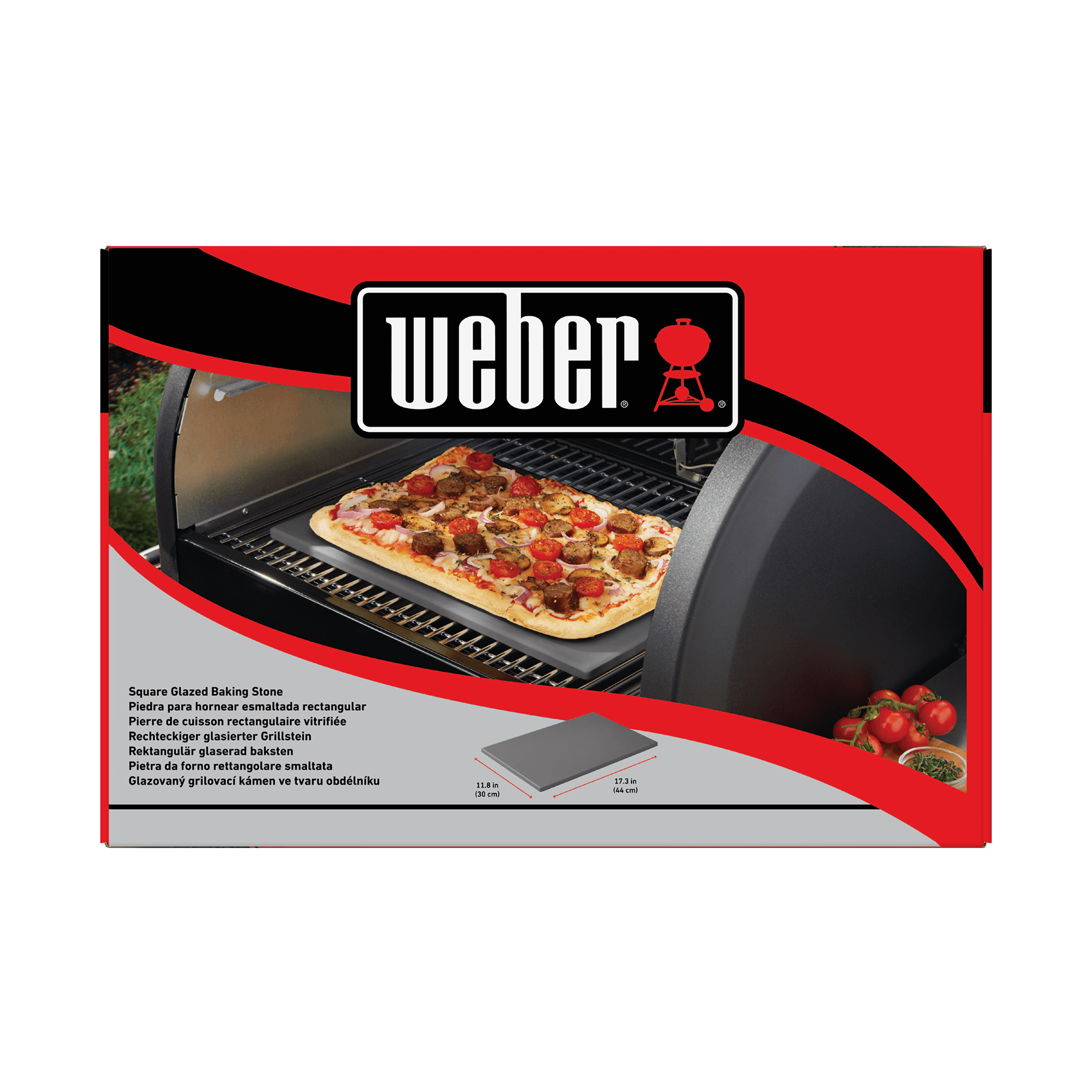 Piedra Rectangular Pizza barbacoas Weber - Mejor tienda barbacoas
