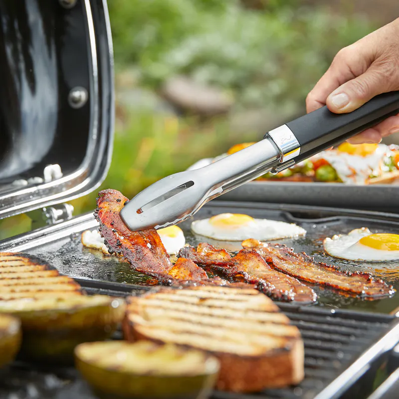 Set Da Cucina Kyraton: 2 Spatole E Pinze In Acciaio Inox – Utensili Per Cucina, Barbecue E Campeggio