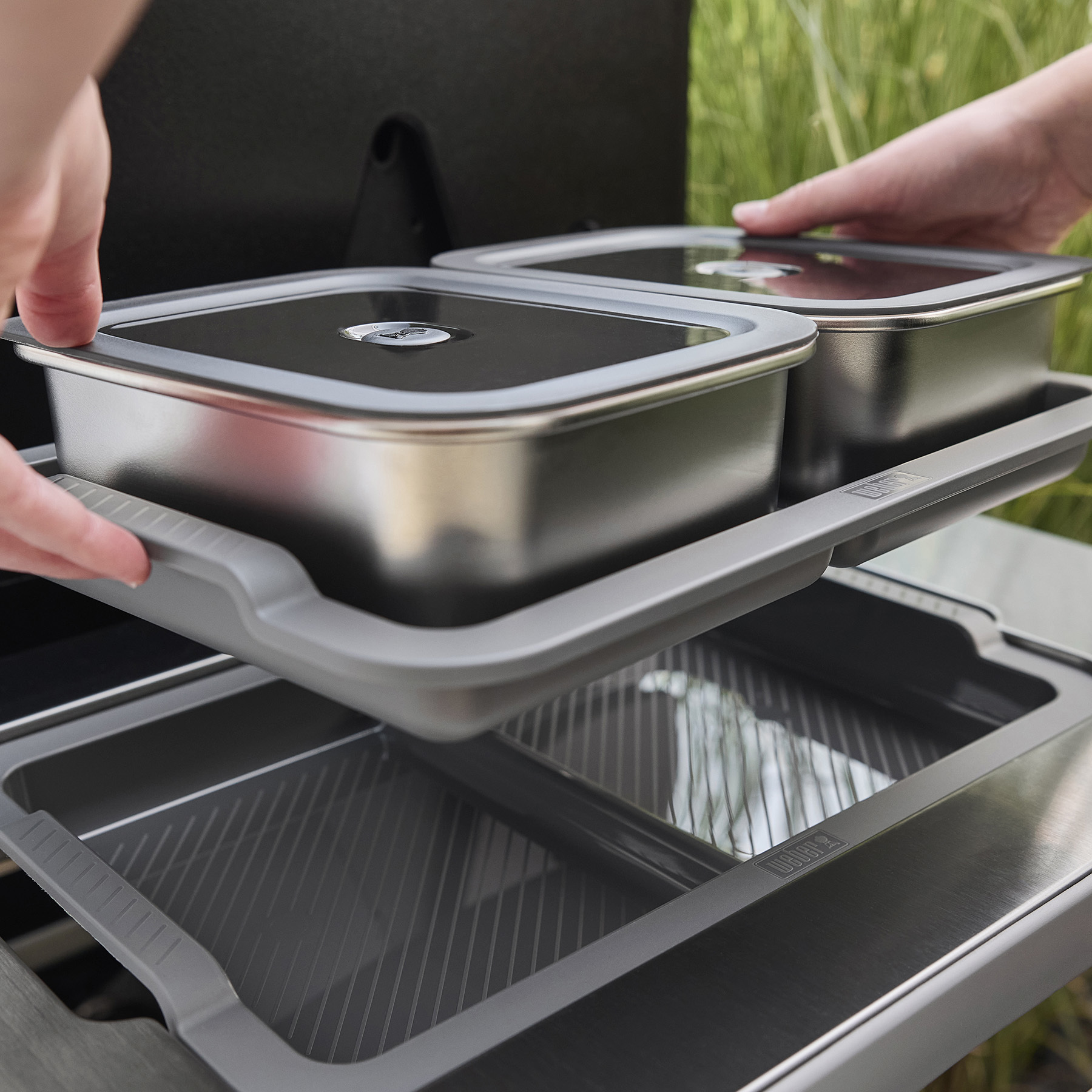 Weber Works™ Prep Containers | Airtight, Stackable & Durable