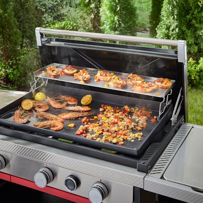 Hev- og senkbar varmehylle-view 1