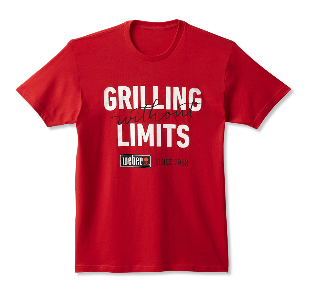  Camiseta con la leyenda “Grilling Without Limits”  View