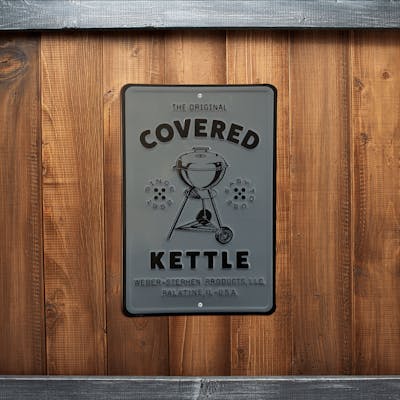 Limited Edition Vintage Covered Kettle Metal Sign-view 1
