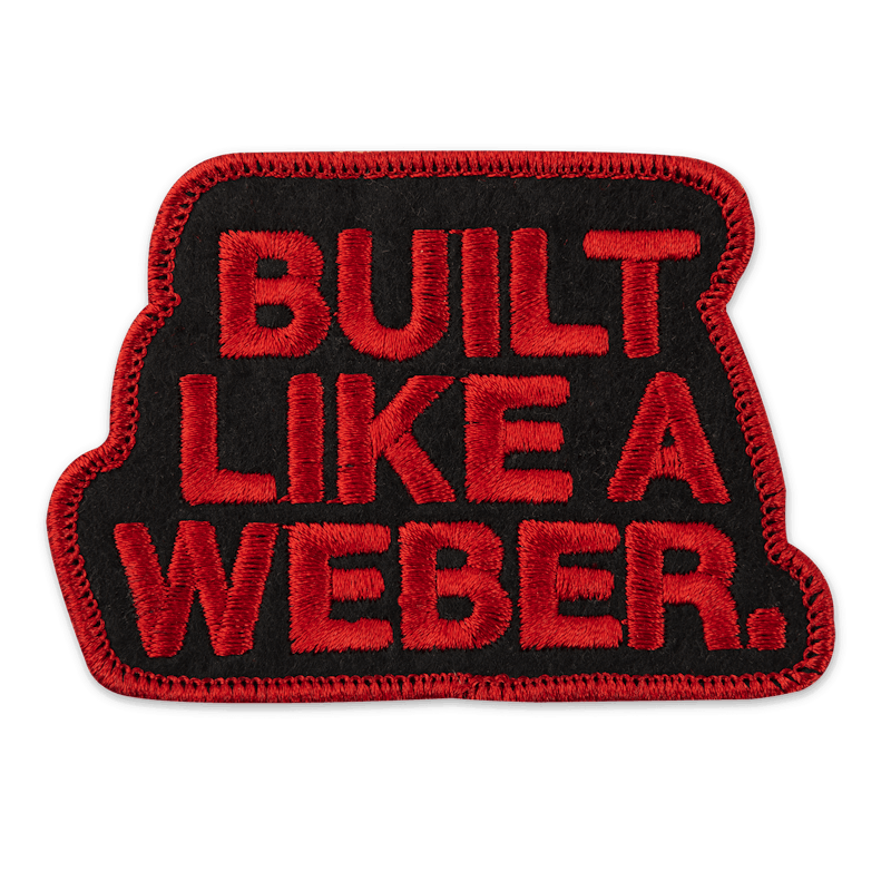 Toppa con scritta "Built Like a Weber" in limited edition image number 0
