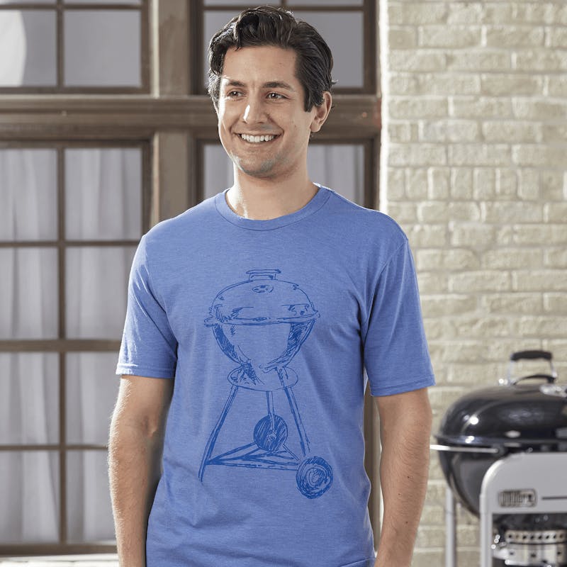 Moderne T-skjorte i Limited Edition med motiv av en kulegrill image number 2