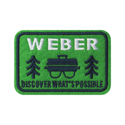 Limited Edition Weber Outdoor Barbecue Patch-view 1