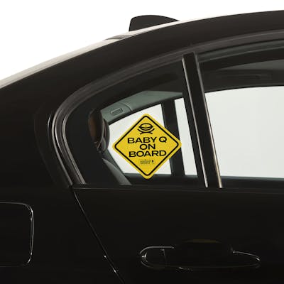 Limited Edition Weber "Baby Q on Board" Car Decal-view 1