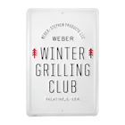 Enseigne en métal « Weberᴹᴰ Winter Grilling Club » édition limitée image number 0