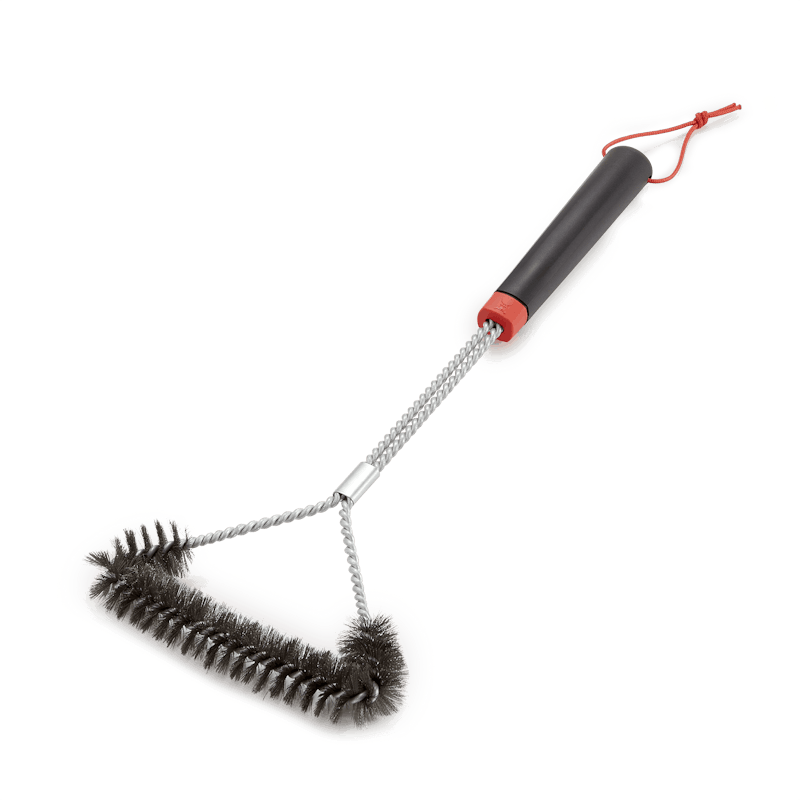 Grill Brush - 18” Three-Sided | Care | Grill Brushes | Weber Grills