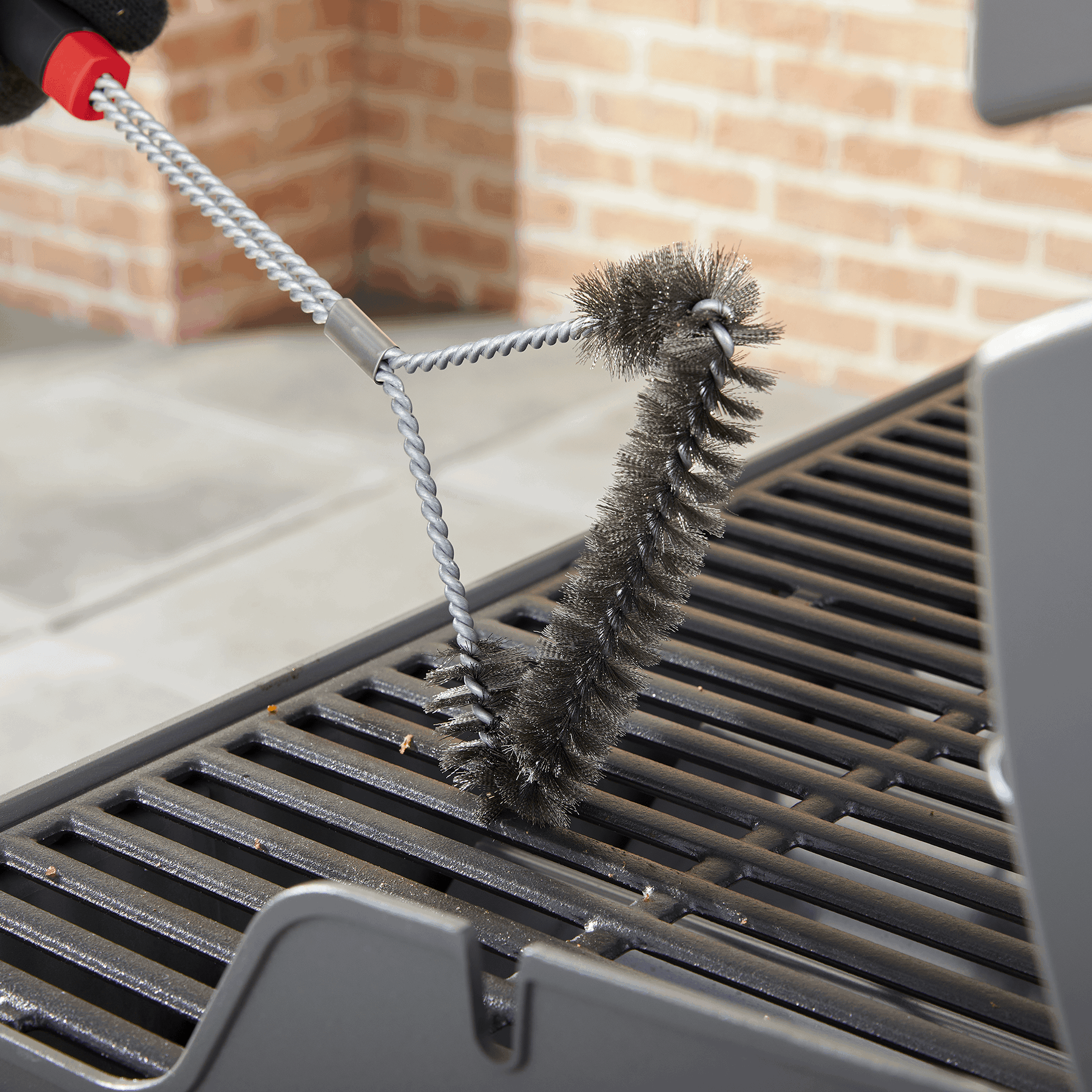 Grill Brush 18” ThreeSided Care Grill Brushes Weber Grills