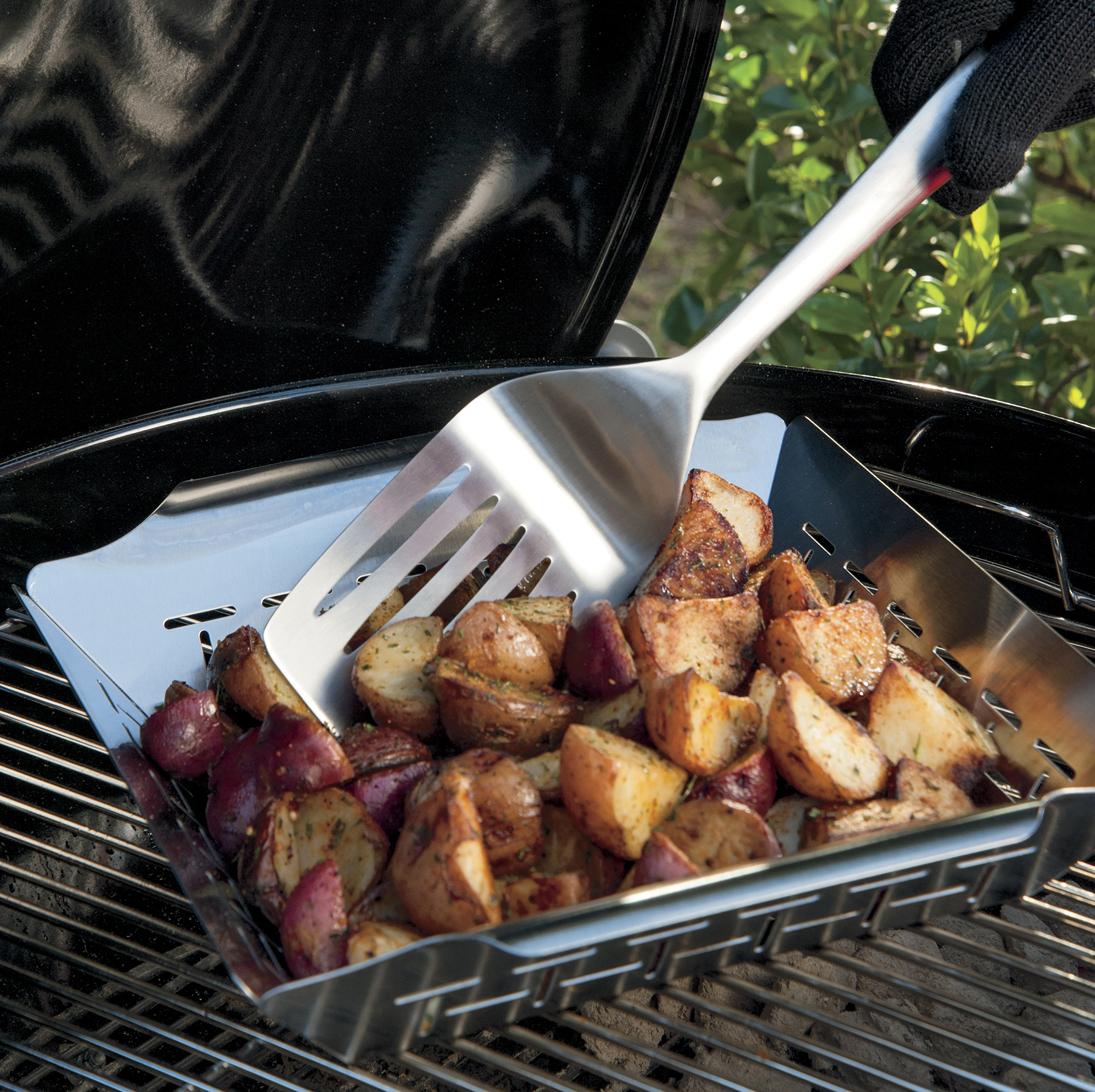 Weber deluxe grilling pan sale