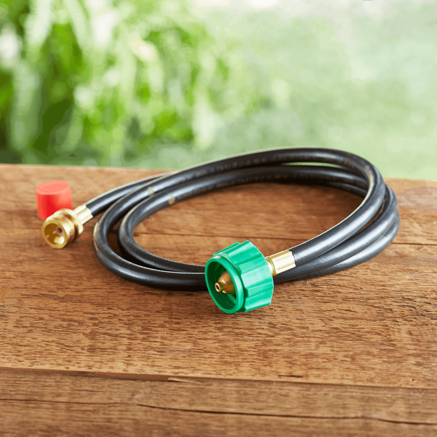 Details about   DOZYANT 5 FT Propane Hose Adapter with Propane Tank Gauge for Q1200 1000 Grill 