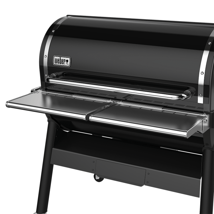 Stainless Steel Folding Front Shelf - SMOKEFIRE EX6/EPX6 | Cooking | Pellet Grill Accessories | Weber Grills