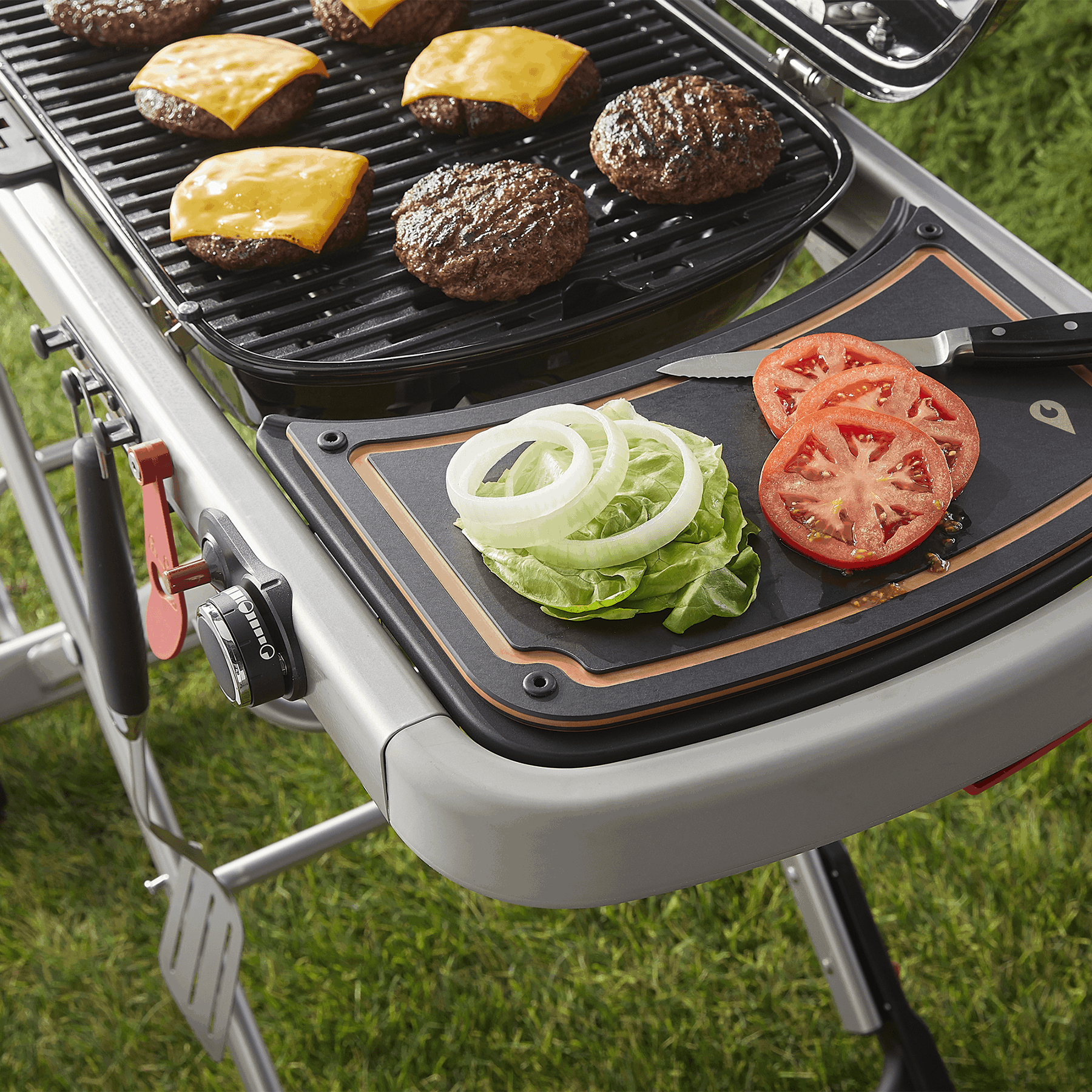 Weber Traveler Reversible Prep And Serve Board Preparation And Serving Specialty Accessories