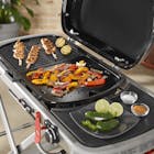 Uniflasy Cast Iron Griddle and Catch Pan for Weber Traveler