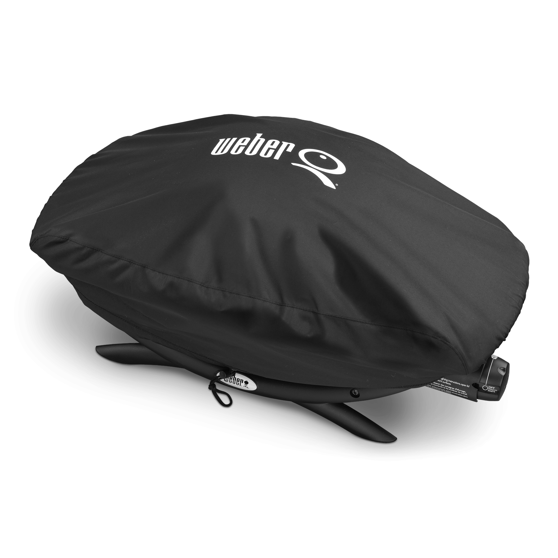 7110 BBQ Grill Cover With Storage Bag For Weber Q100 Q1000 Baby Q Gas Grills 