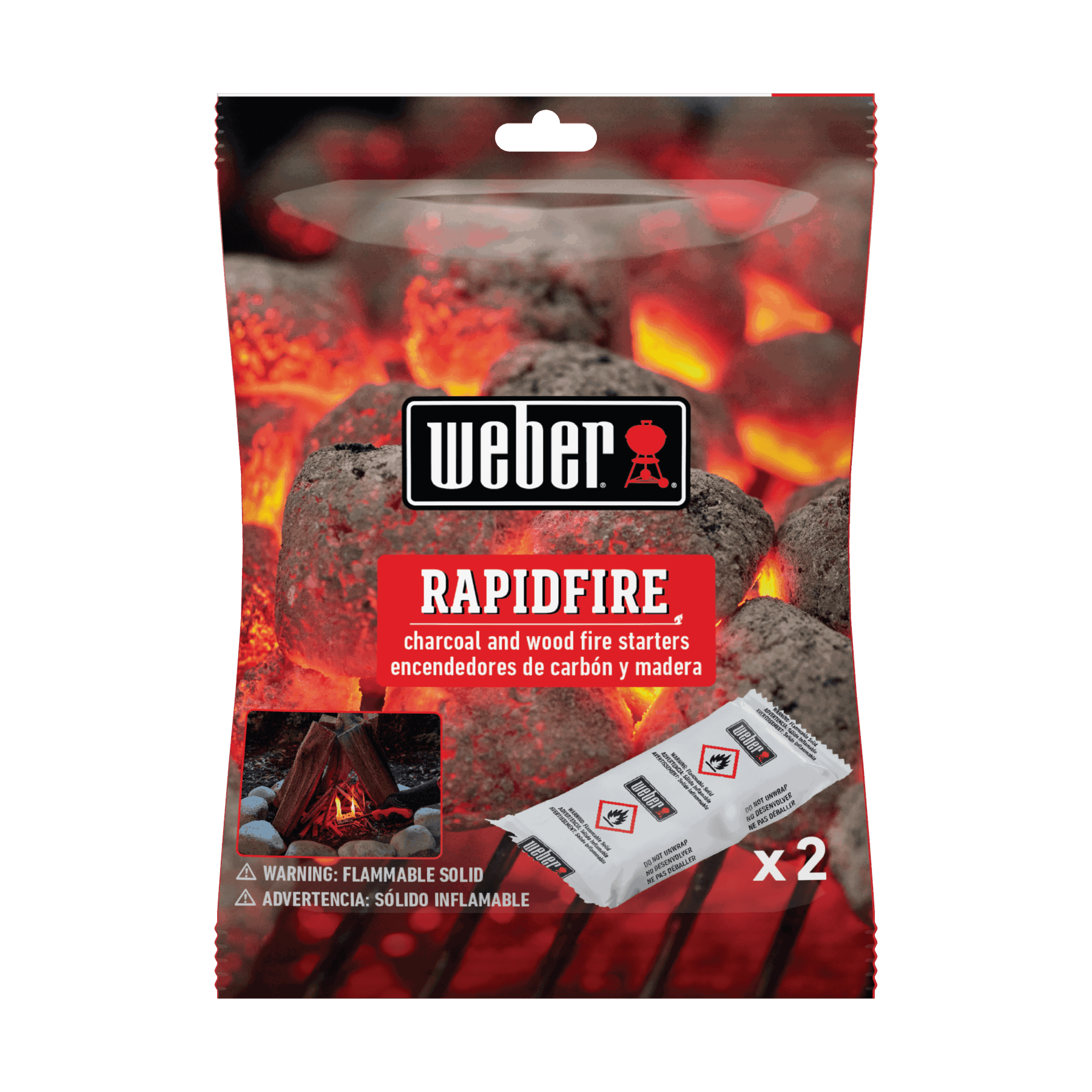 weber rapidfire fire starters