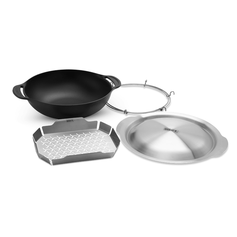 WEBER CRAFTED wok og dampinnsats image number 0