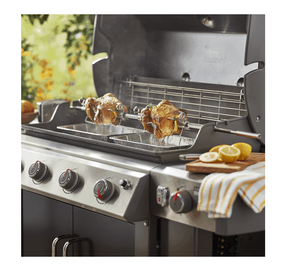 Weber genesis 2 clearance rotisserie