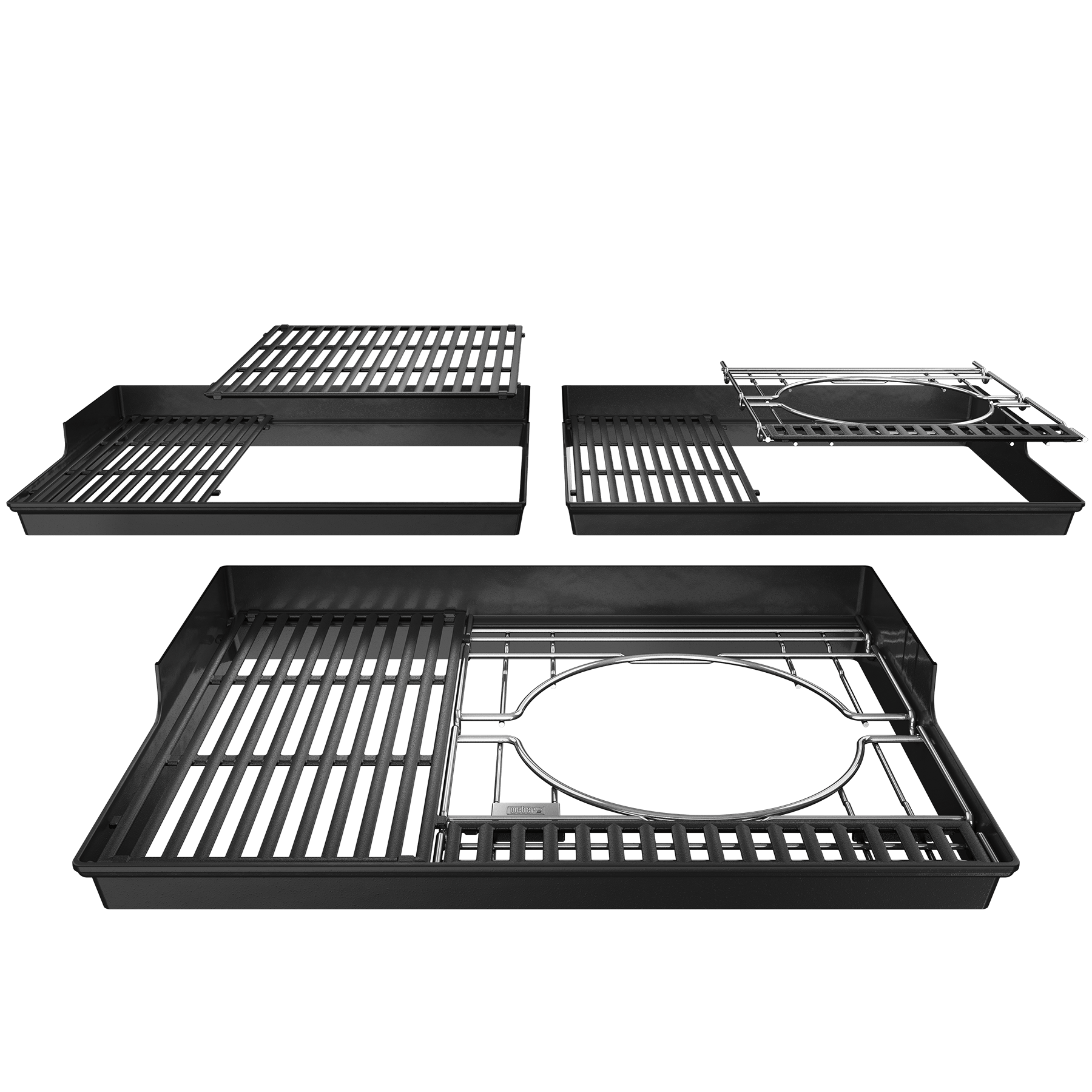 WEBER CRAFTED PorcelainEnameled CastIron Cooking Grates SPIRIT 300