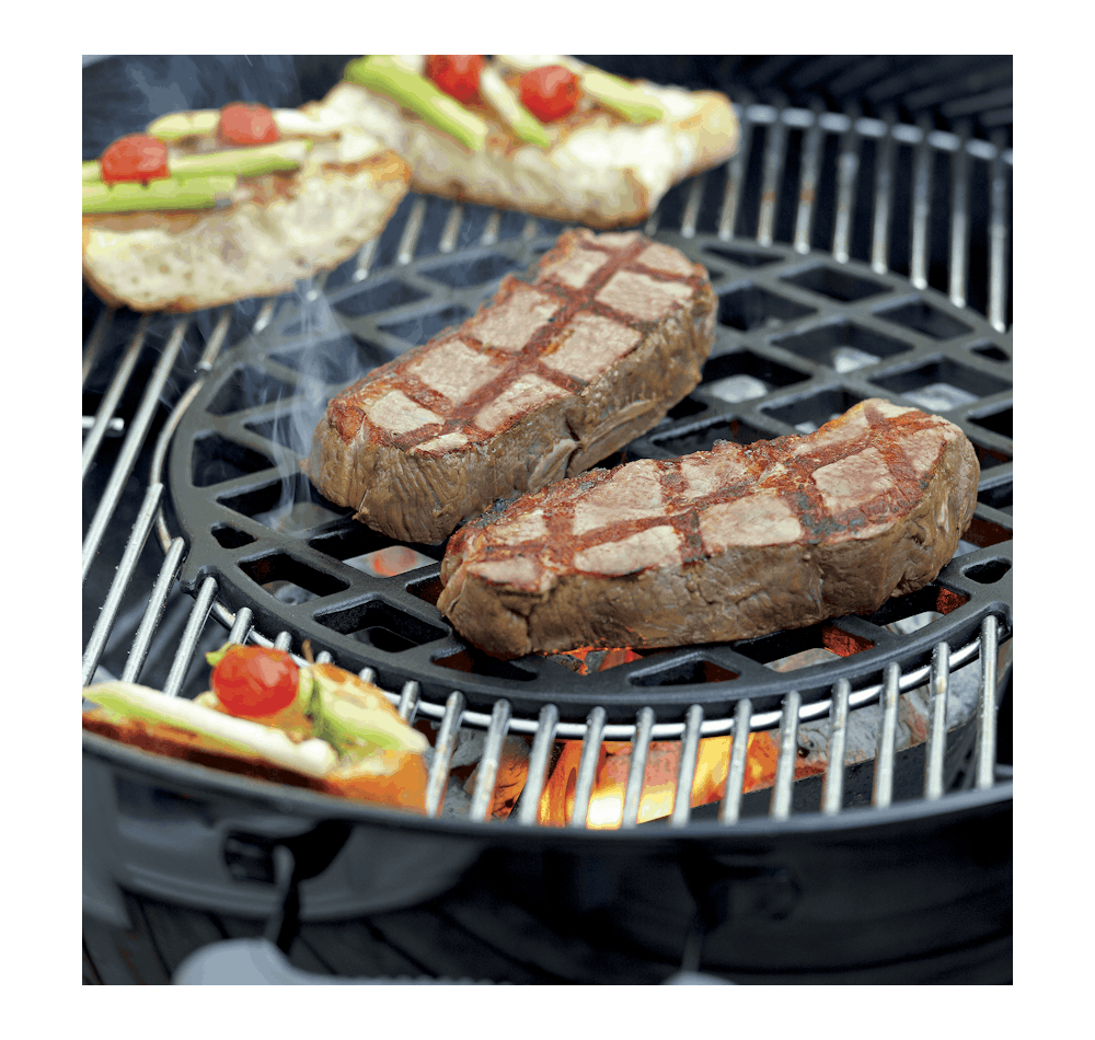 Searing clearance grill grates