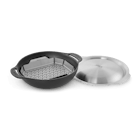Conjunto de wok com grelha para cozer a vapor image number 0