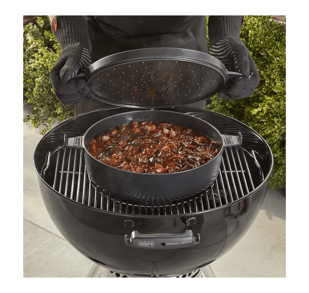 Dutch Oven Duo Cooking Gourmet q System Weber Grills Us Dutch Oven Duo Cooking Gourmet q System Weber Grills Us
