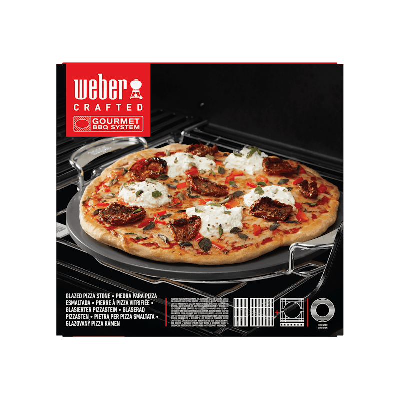 WEBER CRAFTED Gourmet BBQ System Glazed Pizza Stone image number 1