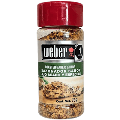 Sazonador De Carne Weber Ajo Asado Y Especias 78 Gr-view 1
