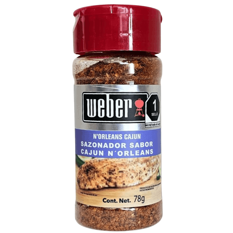 Sazonador De Carne Weber Cajun Orleans 78 Gr image number 0