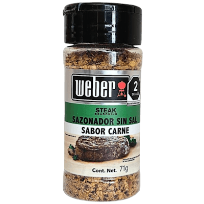 Sazonador De Carne Weber Sin Sal Sabor Carne 71 Gr-view 1