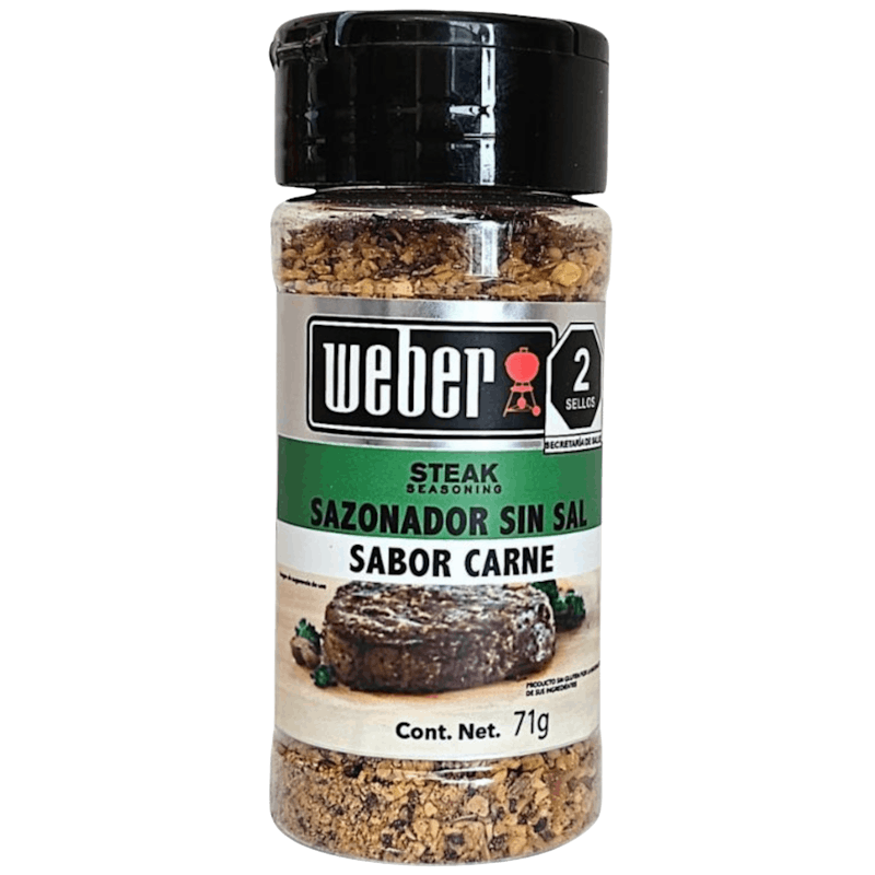 Sazonador De Carne Weber Sin Sal Sabor Carne 71 Gr image number 0