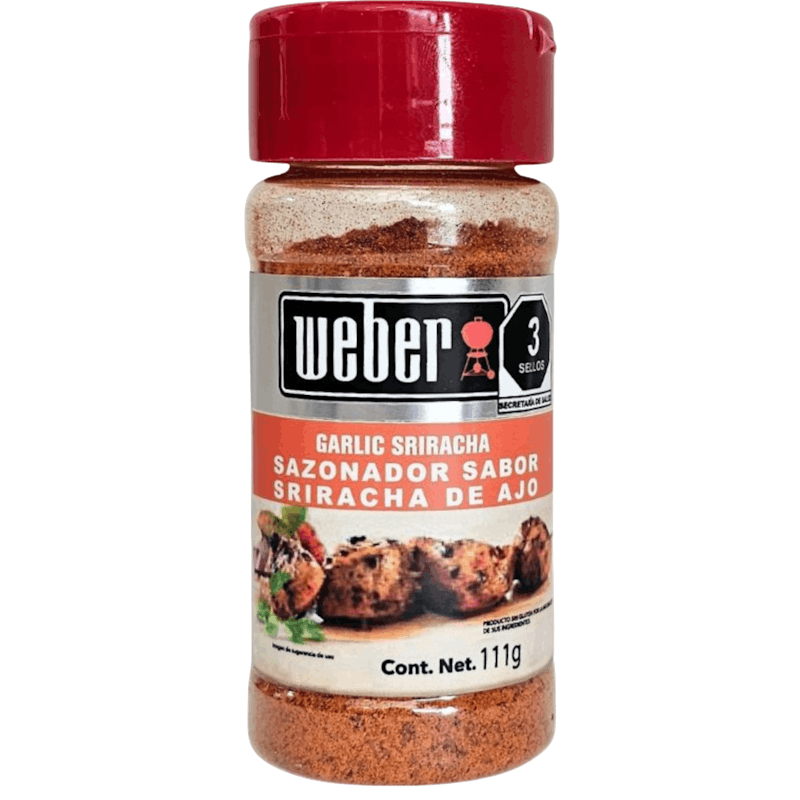 Sazonador De Carne Weber Siracha De Ajo 111 Gr image number 0