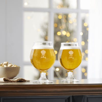 Limited Edition Weber® Belgian Craft Beer Glasses-view 1