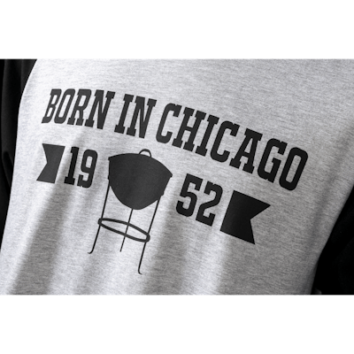 Maglietta a manica lunga unisex "Born in Chicago" -view 1