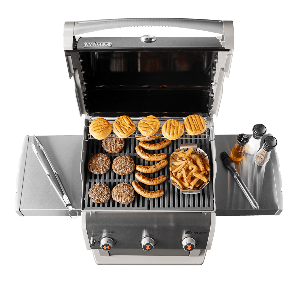 Spirit E 310 Gas Grill Natural Gas Spirit Series Spirit Series Gas Grills Weber Grills