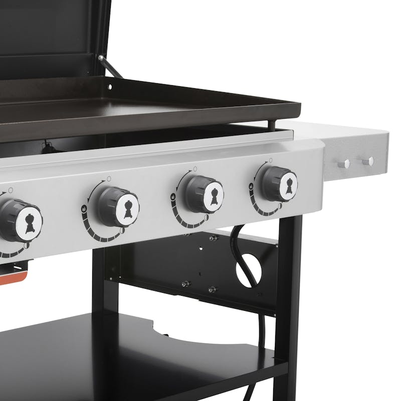 Weber 36 Liquid Propane Griddle in Black and Stainless Steel