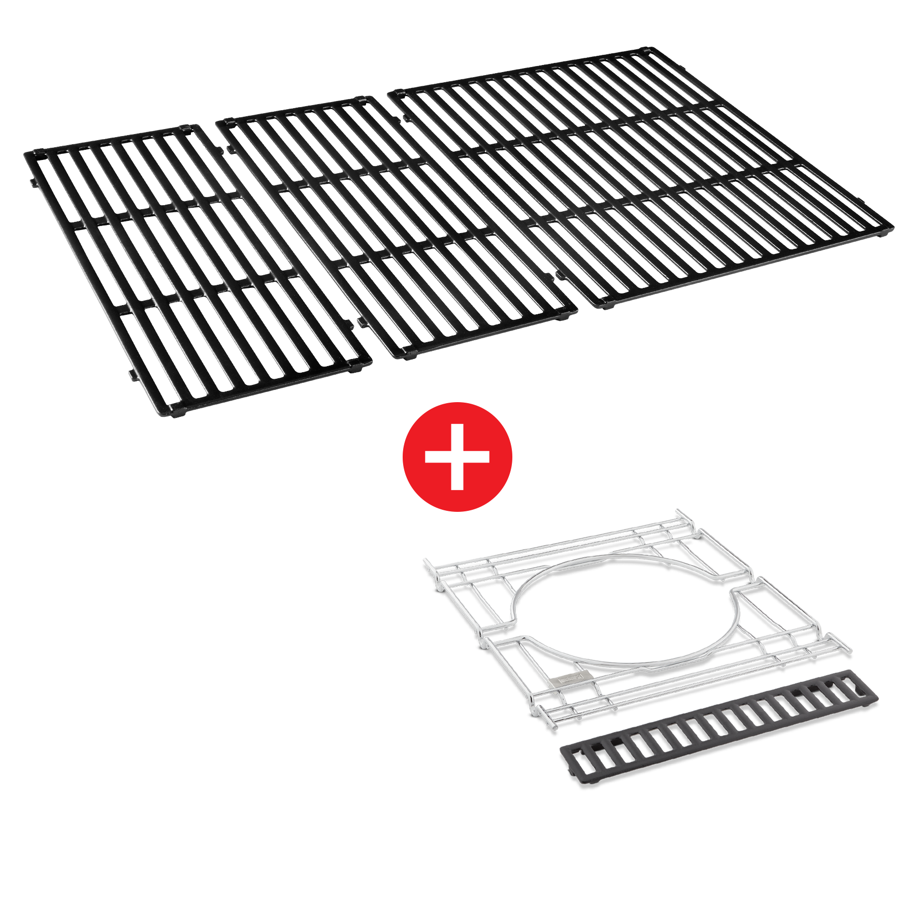 Weber Crafted Porcelain Enameled Cast Iron Cooking Grates And Frame Kit Genesis 400 Series