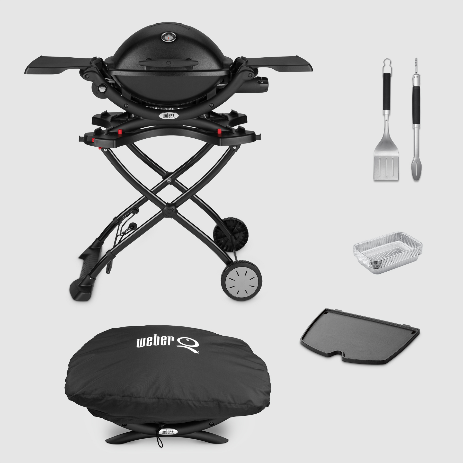 Weber® Q 1200 Portable Gas Grill Bundle