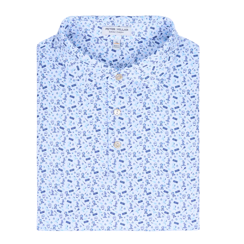 Weber x Peter Millar Polo - Blue view 0